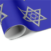 Bar Mitzvah blue, cadeauomslag Cadeaupapier (Rol Hoek)