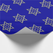 Bar Mitzvah blue, cadeauomslag Cadeaupapier (Hoek)