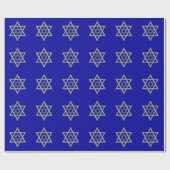 Bar Mitzvah blue, cadeauomslag Cadeaupapier (Vlak)