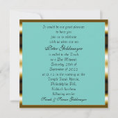 Bar Mitzvah Blue-ceremonie Kaart (Voorkant)