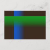 Bar Mitzvah Blue en Green op elke kleur Kaart (Achterkant)