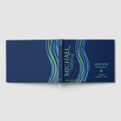 Bar Mitzvah Blue en Green Prayer Shawl Gastenboek (Volledig)