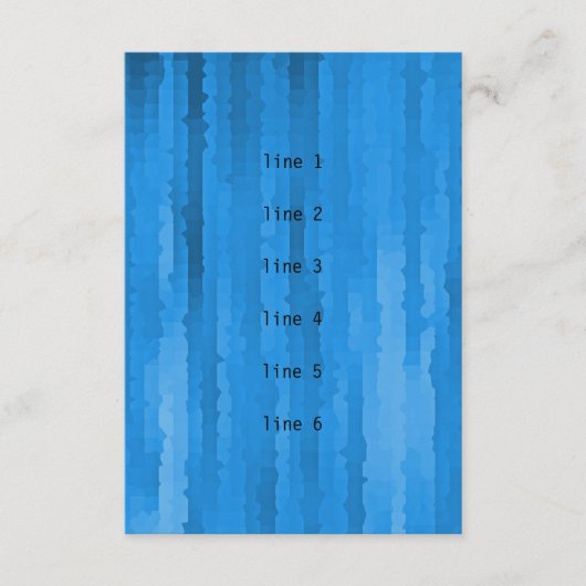 Bar Mitzvah Blue Techno Streaks Kaart (Voorkant)