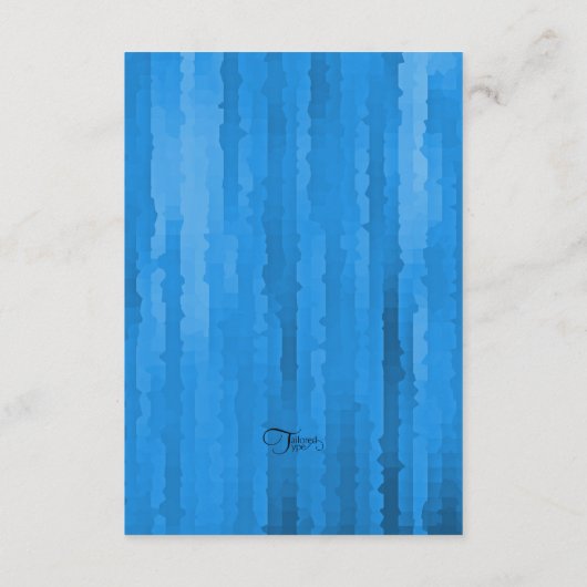 Bar Mitzvah Blue Techno Streaks Kaart (Achterkant)