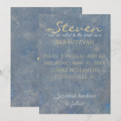 Bar Mitzvah Blues Silvers Kaart (Voorkant / Achterkant)