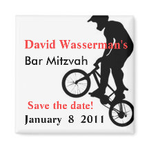 Bar Mitzvah BMX sparen de Datum