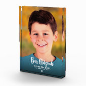 Bar Mitzvah Bold Modern Script Custom Keepomwille Fotoblokken (Rechts)