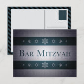 Bar Mitzvah Briefkaart (Voorkant / Achterkant)