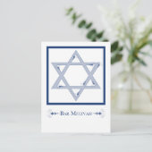 Bar Mitzvah Briefkaart (Staand voorkant)