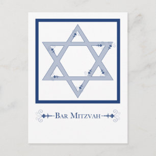 Bar Mitzvah Briefkaart