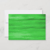 Bar Mitzvah Bright Green Techno Streaks Kaart (Achterkant)