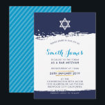 BAR MITZVAH cool modern tween penseelstreek blauw Kaart<br><div class="desc">door kat massard >> kat@simplysweetPAPERIE.com << - - - - - - - - - - - - - - - - - - - - - - - - - - - - - - - - - - - - - - - - - - - - -...</div>