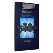 Bar Mitzvah, dank aan uw gasten met deze Klembord (Rechts)