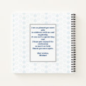 Bar Mitzvah, dank aan uw gasten met deze Notitieboek (Achterkant)