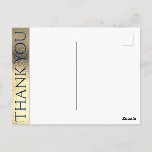 Bar Mitzvah Dank u Briefkaart (Achterkant)