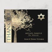 Bar Mitzvah Dank u Briefkaart (Voorkant)