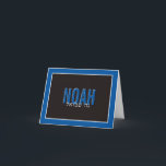 BAR MITZVAH dank u Hebreeuwse naam wit koninklijk  Bedankkaart<br><div class="desc">door kat massard >> https://linktr.ee/simplysweetpaperie <<<<< Een eenvoudige, stijlvolle manier om u te bedanken voor uw bezoek aan uw gast. Opstelling als sjabloon is het eenvoudig voor u om uw eigen details toe te voegen, of de aanpassingsknoop te raken en u kunt tekst, doopvonten, grootte enz. TIP toevoegen of veranderen:...</div>