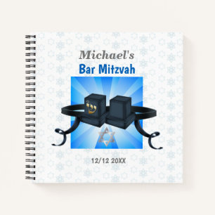 Bar Mitzvah, dankbaarheid aan uw gasten met deze Notitieboek
