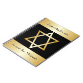 Bar Mitzvah Design Notitieboek (Linkerzijde)