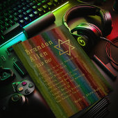 Bar Mitzvah Earth Tone Streaks Uitnodiging