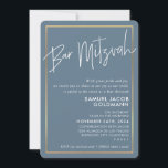 BAR MITZVAH eenvoudig minimalistisch modern grijsb Kaart<br><div class="desc">door kat massard >> kat@simplysweetPAPERIE.com <<<< Love the design, maar ik zou graag enkele wijzigingen zien - een ander kleurenschema, product, een foto toevoegen of aangepast voor een andere gelegenheid - ik ben blij dat ik u kan helpen! - - - - - - - - - - - -...</div>