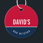 BAR MITZVAH eenvoudig modern blauw blauw football  Bedankjes Labels<br><div class="desc">door kat massard >> https://linktr.ee/simplysweetpaperie <<<<< Een eenvoudig,  gepersonaliseerd label dat perfect is voor favoriete tags voor uw speciale gebeurtenis.</div>