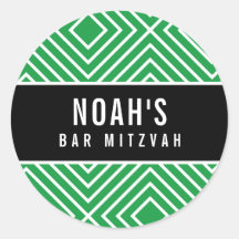 BAR MITZVAH eenvoudig moderne geometrische kelly g