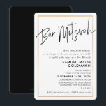 BAR MITZVAH eenvoudige minimalistische moderne zwa Kaart<br><div class="desc">door kat massard >> kat@simplysweetPAPERIE.com <<<< Love the design, maar ik zou graag enkele wijzigingen zien - een ander kleurenschema, product, een foto toevoegen of aangepast voor een andere gelegenheid - ik ben blij dat ik u kan helpen! - - - - - - - - - - - -...</div>