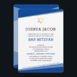 BAR MITZVAH eenvoudige moderne koningsblauw gouden Kaart<br><div class="desc">door kat massard >> www.simplysweetPAPERIE.com <<< Een eenvoudig, maar stijlvol ontwerp voor de BAT MITZVAH-viering van uw zoon. Wow je vrienden en familie met dit kleine nummer; D Setup als een sjabloon is het eenvoudig voor u om uw eigen gegevens toe te voegen, uw foto toe te voegen of op...</div>