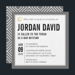 BAR MITZVAH eenvoudige moderne typografie grijs Kaart<br><div class="desc">door kat massard >> kat@simplysweetPAPERIE.com <<< CONTACT MET ME voor aangepaste formuleringen of om regels toe te voegen in Hebreeuwse liefde voor het ontwerp, maar ik zou graag enkele wijzigingen zien - een ander kleurenschema, product, een foto toevoegen of aangepast voor een andere gelegenheid - ik neem niet alleen contact...</div>