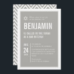 BAR MITZVAH eenvoudige moderne typografie grijs wi Kaart<br><div class="desc">door kat massard >> kat@simplysweetPAPERIE.com <<< CONTACT MET ME voor aangepaste formuleringen of om regels toe te voegen in Hebreeuwse liefde voor het ontwerp, maar ik zou graag enkele wijzigingen zien - een ander kleurenschema, product, een foto toevoegen of aangepast voor een andere gelegenheid - ik neem niet alleen contact...</div>