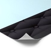 Bar Mitzvah, Elegant Zwart, Foto, Inschrijfbord Poster (Hoek)