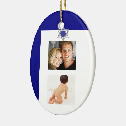 Bar Mitzvah foto keepomwille PERSONALIZE Keramisch Ornament (Links)