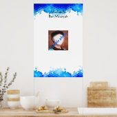 Bar Mitzvah, Geometric, Foto, Sign in Board Poster (Keuken)