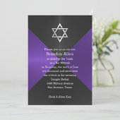 Bar Mitzvah Geometrische achtergrond Kaart (Staand voorkant)