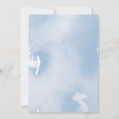 BAR MITZVAH gouden ster smart blue waterverf uitno Kaart (Achterkant)