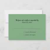 Bar Mitzvah Green en Black Horizontal Stripes Kaart (Achterkant)