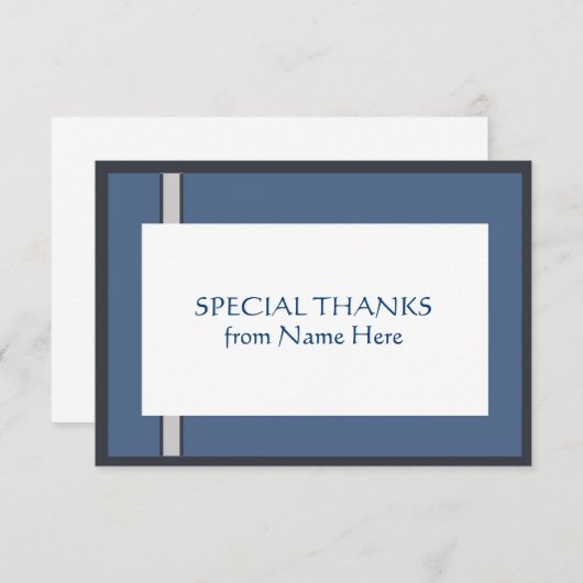 Bar Mitzvah - Hartelijk dank - kaarten (Voorkant / Achterkant)