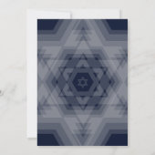 Bar Mitzvah Hebreeuwse Namen Kaart (Achterkant)