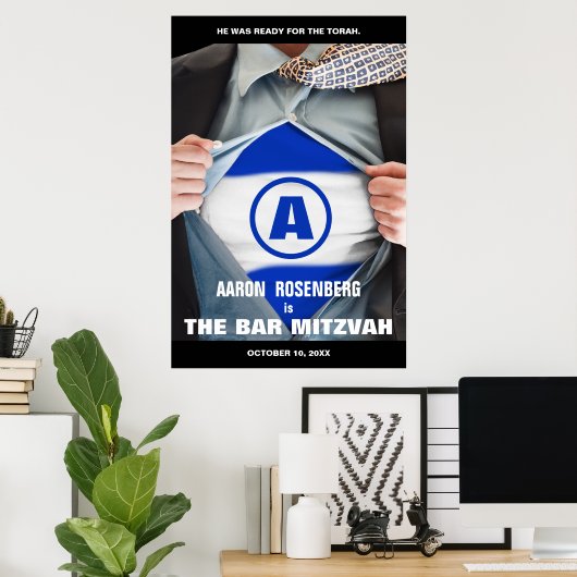Bar Mitzvah Hero Poster (Thuiskantoor)