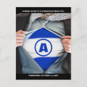 Bar Mitzvah Hero Save the Date Briefkaart (Voorkant)