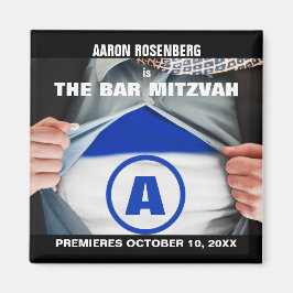 Bar Mitzvah Hero Save the Date Magnet