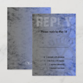 Bar Mitzvah Industrial Grunge RSVP (Voorkant / Achterkant)