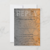 Bar Mitzvah Industrial Grunge RSVP (Voorkant)