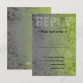 Bar Mitzvah Industrial Grunge RSVP (Voorkant / Achterkant)