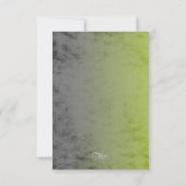 Bar Mitzvah Industrial Grunge RSVP (Achterkant)