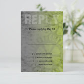 Bar Mitzvah Industrial Grunge RSVP (Staand voorkant)