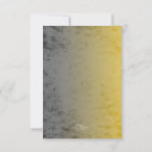 Bar Mitzvah Industriële Grunge RSVP Kaartje (Achterkant)