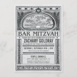 Bar Mitzvah Invitaties  Mystical Kaart<br><div class="desc">Bar Mitzvah Invitaties  Mystical | Zwart-wit</div>