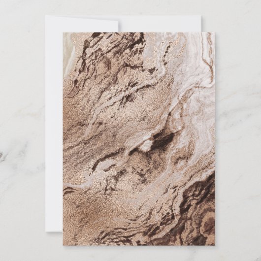 Bar Mitzvah Invitaties | Stijlvol goud Kaart (Achterkant)